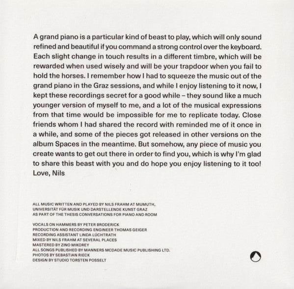 Nils Frahm : Graz (CD, Album)