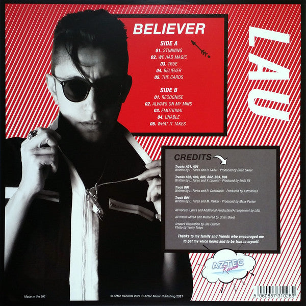 Lau (18) : Believer (LP, Album, Red)