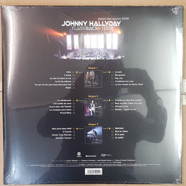 Johnny Hallyday : Flashback Tour - Palais Des Sports 2006 (3xLP, Album, RE)