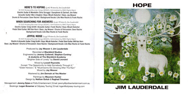 Jim Lauderdale : Hope (CD, Album)