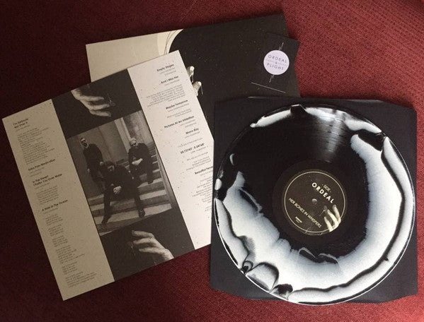 Ordeal & Plight : Her Bones In Whispers (LP, Album, Ltd, Whi)