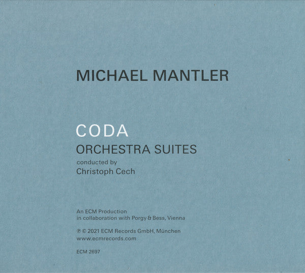 Michael Mantler : Coda - Orchestra Suites (CD, Album)
