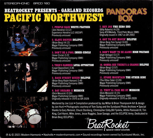 Various : Garland Records: Pacific Northwest Pandora’s Box (CD, Album, Comp)