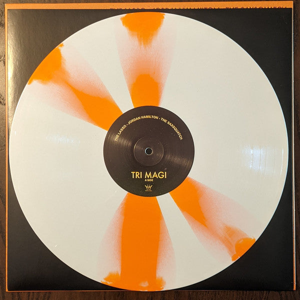 Lasso (2) - Jordan Hamilton - Saxsquatch : Tri Magi (LP, Album, Whi)