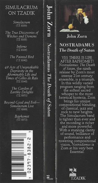 John Zorn : Nostradamus (The Death Of Satan) (CD, Album)