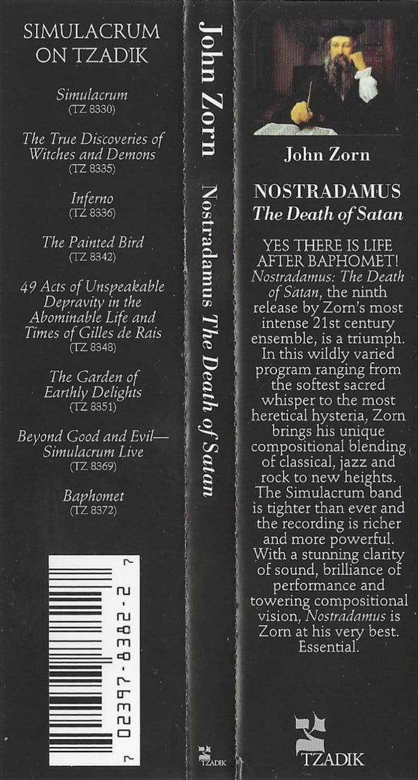John Zorn : Nostradamus (The Death Of Satan) (CD, Album)