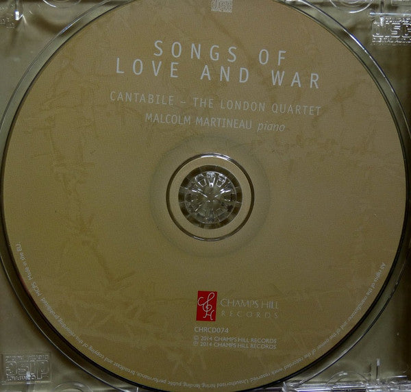 Cantabile, Malcolm Martineau : Songs Of Love And War (CD, Album)