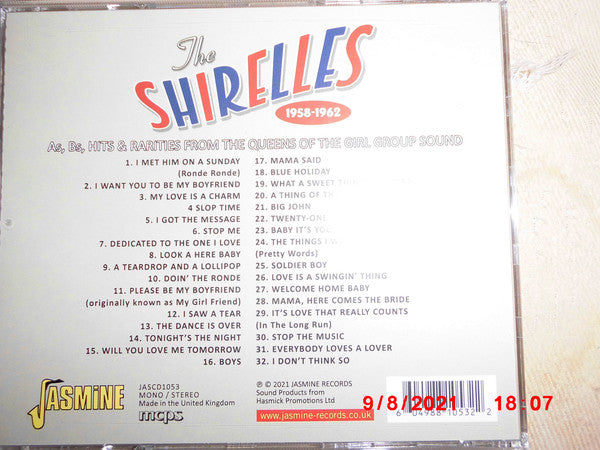 The Shirelles : As,Bs, Hits and Rarities 1958-1962 (CDr, Comp, Mono)