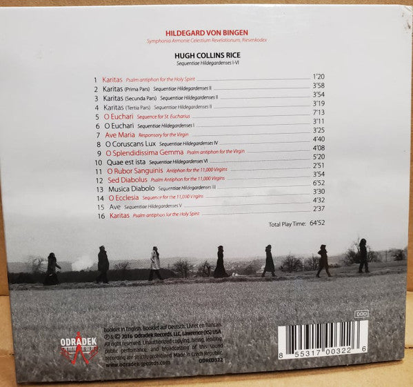 Hildegard Von Bingen, Hugh Collins Rice, Mediva : Sequences (CD, Album)