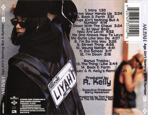 Aaliyah : Age Ain't Nothing But A Number (CD, Album, RE)