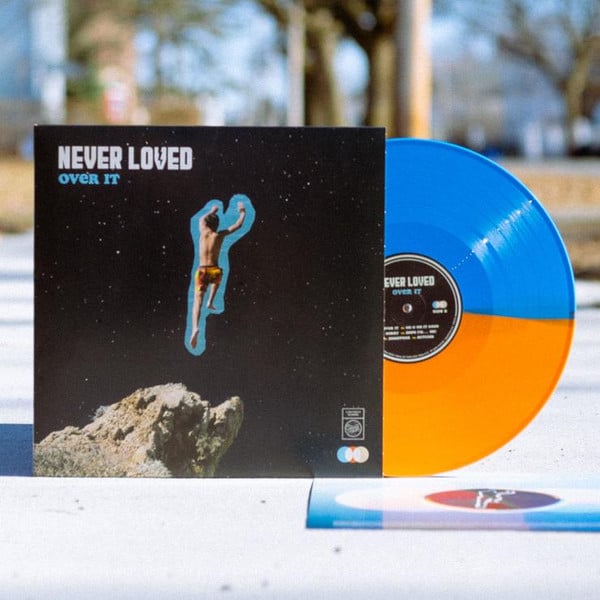 Never Loved : Over It (LP, Album, Ltd, Ora)