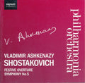 Dmitri Shostakovich, Vladimir Ashkenazy, Philharmonia Orchestra : Festive Overture, Symphony No. 5 (CD)