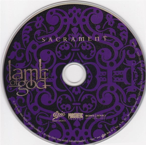 Lamb Of God : Sacrament (CD, Album)