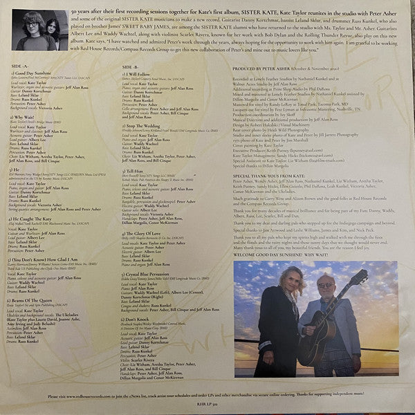 Kate Taylor : Why Wait! (LP, Album, Eme)