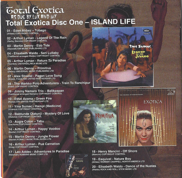 Various : Total Exotica From Far Off Islands To Your Bachelor Pad (2xCD, Album, Comp)