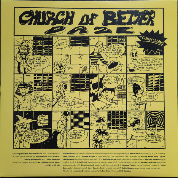 Boy Golden : Church of Better Daze (LP, Album, 140)