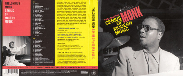 Thelonious Monk : Genius Of Modern Music (2xCD, Comp, Ltd, RM)
