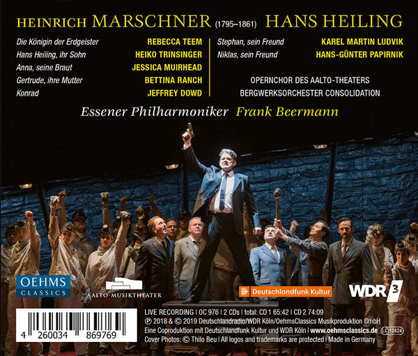 Heinrich Marschner, Essener Philharmoniker, Frank Beermann : Hans Heiling (2xCD, Album)
