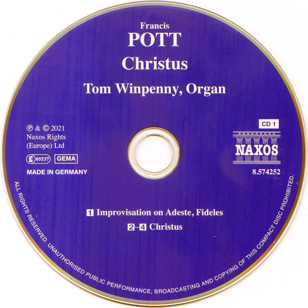 Francis Pott, Tom Winpenny : Christus (2xCD)