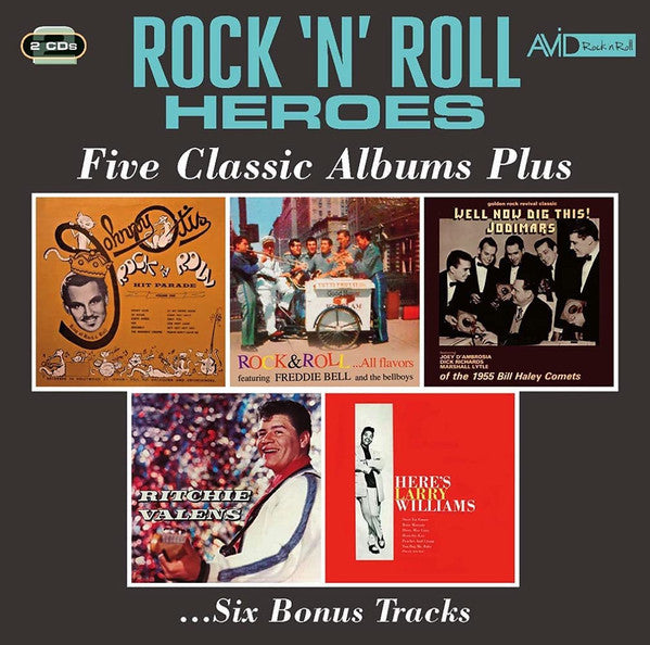 Various : Rock 'n' Roll Heroes  Five Classic Albums Plus ... Six Bonus Tracks (2xCD, Comp)