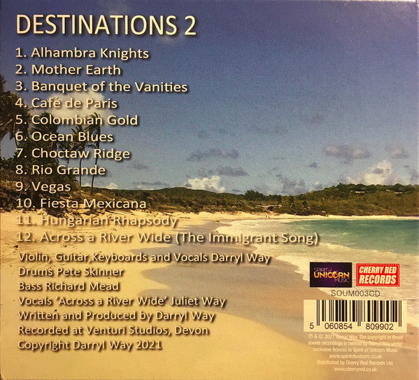 Darryl Way : Destinations 2 (CD, Album)