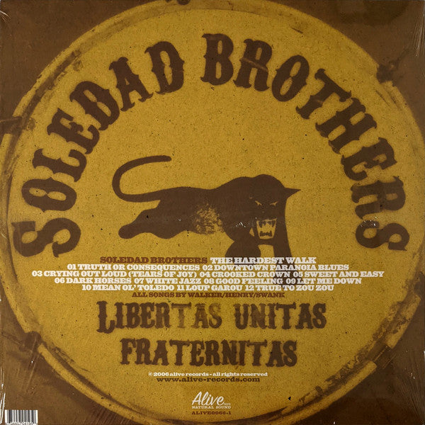 Soledad Brothers : The Hardest Walk (LP, Ltd, RP, Gol)