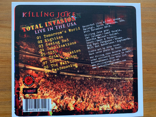 Killing Joke : Total Invasion Live In The USA (CD, Album)