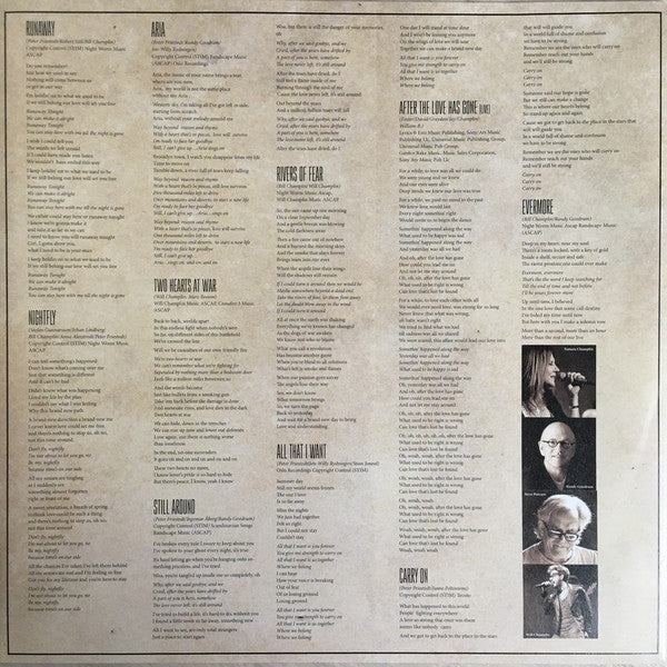 CWF (3), Bill Champlin, Joseph Williams, Peter Friestedt : CWF (LP, Album)