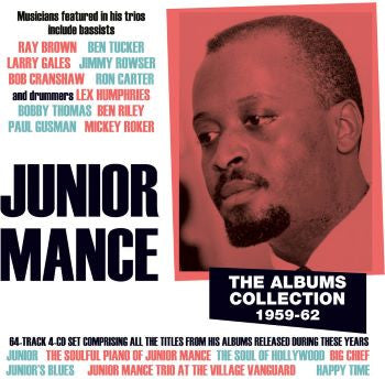 Junior Mance : The Album Collection  1959-62 (4xCD, Comp, RM)