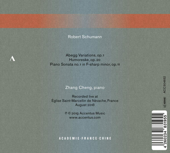 Zhang Cheng, Robert Schumann : Schumann (CD, Album)