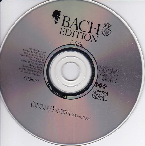 Johann Sebastian Bach : Cantatas / Kantaten Vol. IV (5xCD + Box, Sli)