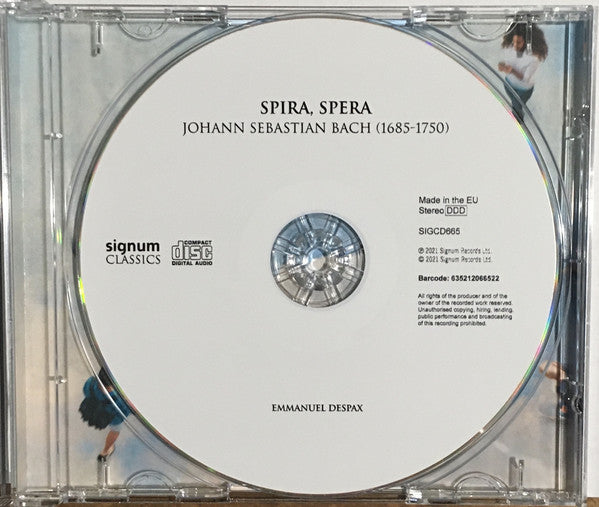 Emmanuel Despax, Johann Sebastian Bach : Spira, Spera (CD, Album)