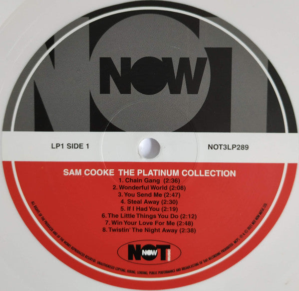 Sam Cooke : The Platinum Collection (3xLP, Comp, Whi)
