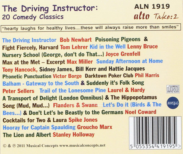 Various : Driving Instructor-20 Comedy Class (CD, Comp)