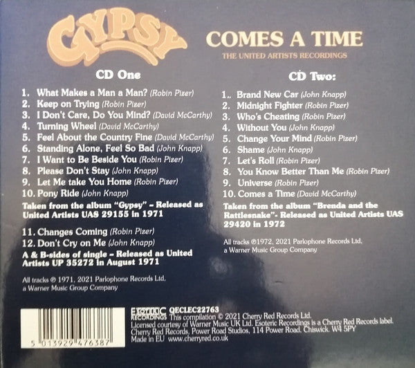 Gypsy (14) : Comes A Time - The United Artists Recordings (2xCD, Comp, RM)