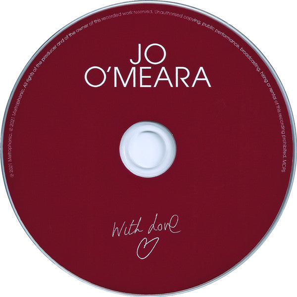 Jo O'Meara : With Love (CD, Album)