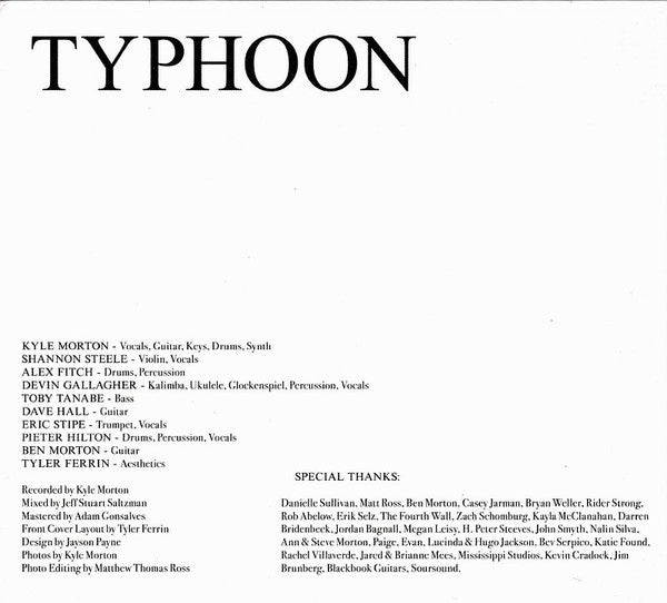 Typhoon (8) : Sympathetic Magic (CD, Album)