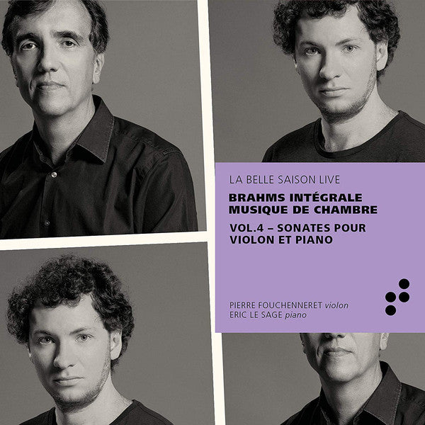 Johannes Brahms / Pierre Fouchenneret, Éric Le Sage : Sonates Pour Violon Et Piano (CD, Album)