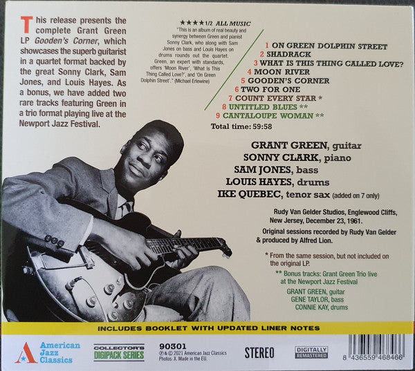 Grant Green : Gooden's Corner (CD, Album, Ltd, RE, RM)