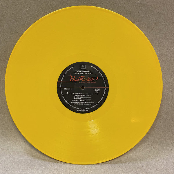 Luv'd Ones : Truth Gotta Stand (LP, Comp, Mono, RE, RM, Yel)