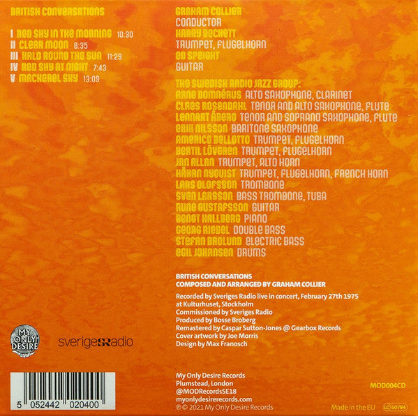 Graham Collier Featuring Harry Beckett + Ed Speight : British Conversations (CD, Album, Ltd, RM)
