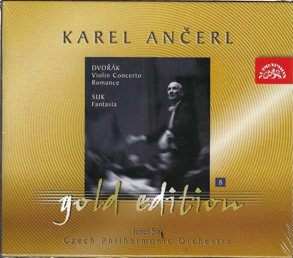 Karel Ančerl, Josef Suk, The Czech Philharmonic Orchestra : Antonín Dvořák / Josef Suk (2) : Violin Concerto / Romance / Fantasia (CD, Comp, RM)