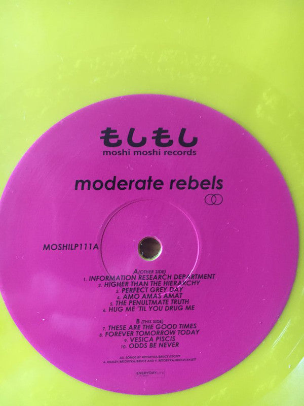 Moderate Rebels : If You See Something That Doesn’t Look Right, Part 1 (LP, Album, Ltd, Yel)