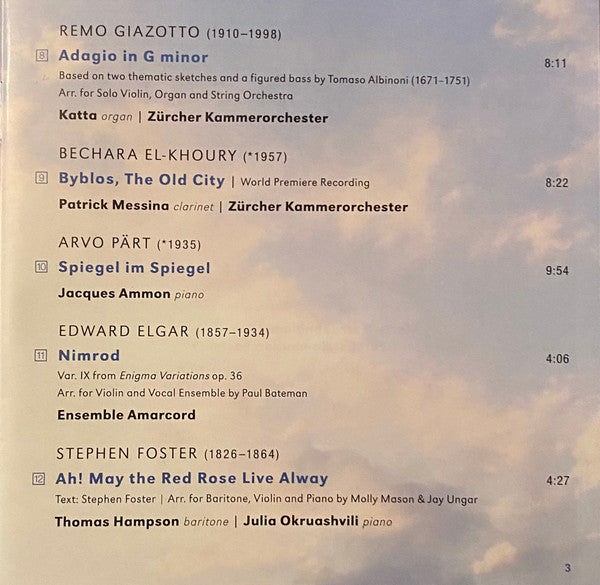 Daniel Hope and Zürcher Kammerorchester : Hope (CD, Album)