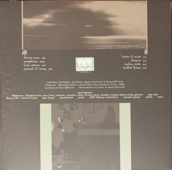 Sarah Davachi : Antiphonals (LP, Album)