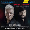 Pyotr Ilyich Tchaikovsky, Sergei Rachmaninoff - Alexander Korsantia, Stuttgarter Philharmoniker, Dan Ettinger : Symphony No. 4 / Piano Concerto No. 2 (CD, Album)