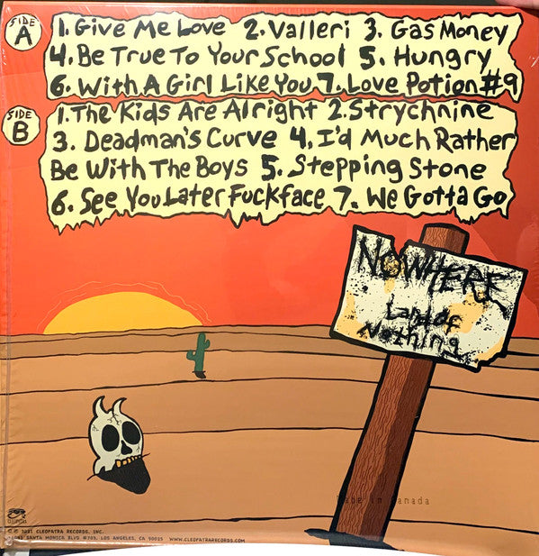 The Queers : Reverberation (LP, Album, Ltd, Ora)