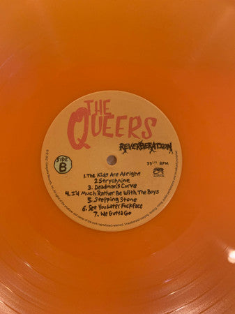 The Queers : Reverberation (LP, Album, Ltd, Ora)