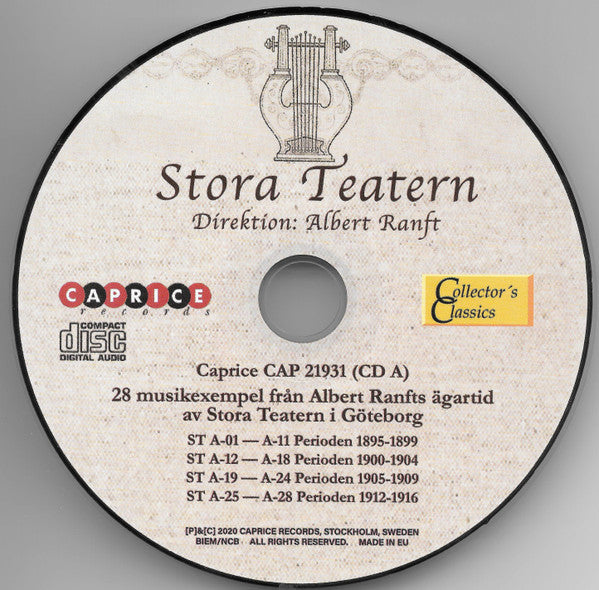Various : Operans Motiga Väg Till Storan - Göteborgs Lyriska Teater 100 År (3xCD, Comp)