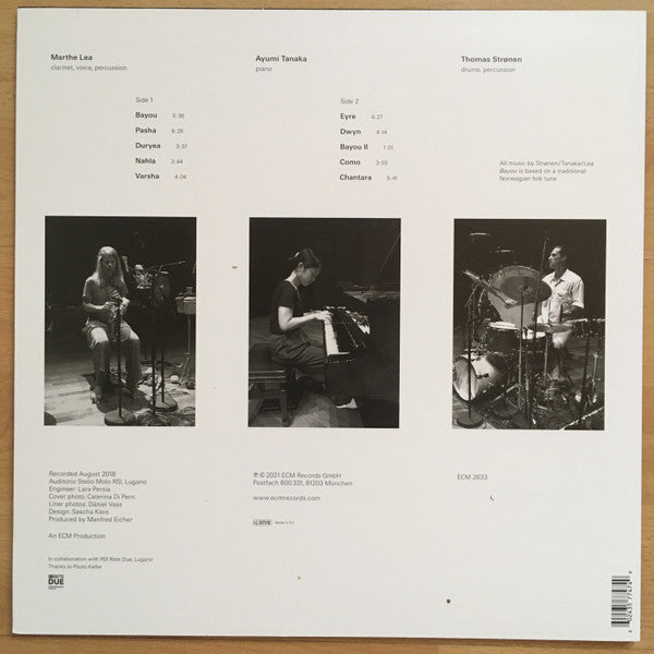 Thomas Strønen, Ayumi Tanaka, Marthe Lea : Bayou (LP, Album)
